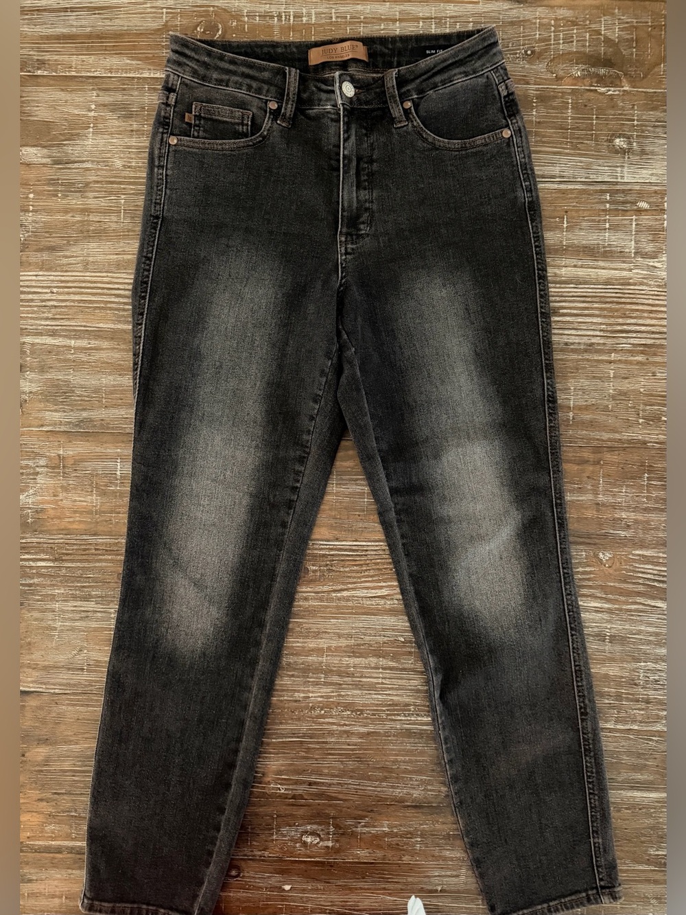Judy Blue Black Washed Ankle Jeans - Sz 5/27